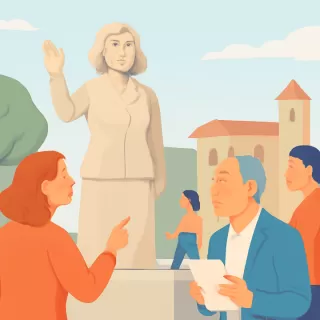 Mirtha Legrand solicitó la retirada de su estatua en Villa Cañás tras daños y restauraciones