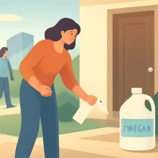 Beneficios de rociar vinagre en la entrada de la casa y recomendaciones para su uso