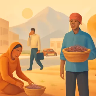 El cambio climático amenaza la producción de azafrán en Kashmir