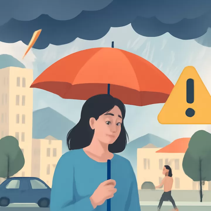 Alerta meteorológica vigente en Salta por tormentas hasta el lunes 19 de enero