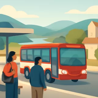 Se reanuda el servicio de colectivo entre Villa Llanquín y San Carlos de Bariloche con tres frecuencias diarias