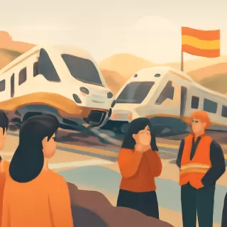 Accidente de trenes en España dejó al menos 39 muertos y no habría víctimas fatales uruguayas