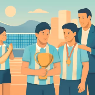 Argentina finalizó segunda en el Sudamericano U17 de vóleibol en Comodoro Rivadavia