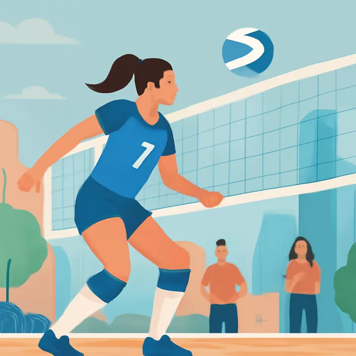 Brunella Mamonde hizo su debut en la Liga Argentina de Vóley Femenino con Bahiense del Norte