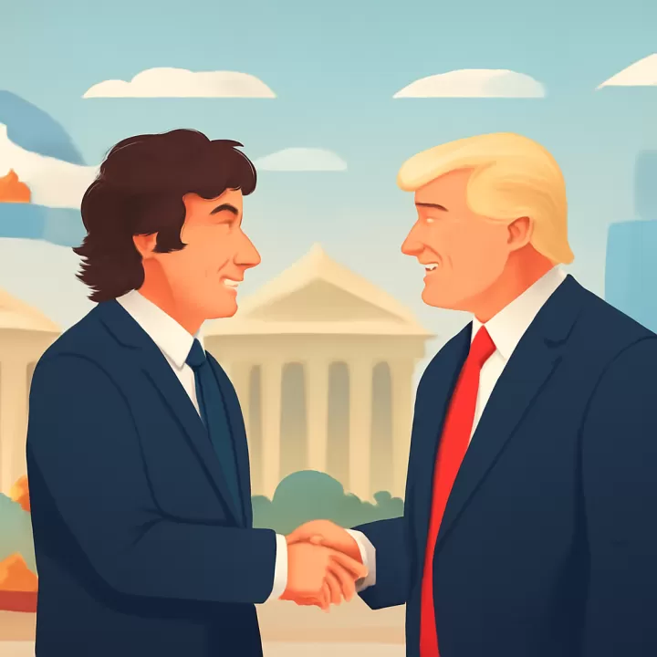 Javier Milei buscará consolidar su imagen en el Foro de Davos con apoyo de Donald Trump