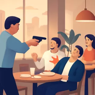 Médico dispara a quemarropa a dos colegas en restaurante de São Paulo, Brasil