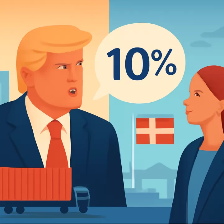 Trump impone aranceles del 10% a Dinamarca y no descarta avanzar sobre Groenlandia