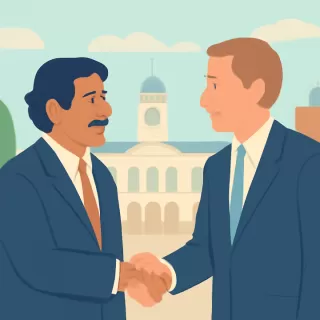 Gustavo Sáenz y Diego Santilli se reunieron en Salta para abordar la reforma laboral