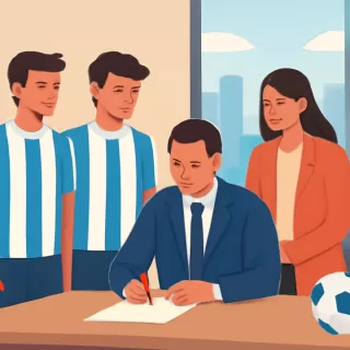 Gimnasia firmó contratos profesionales hasta 2028 con dos jóvenes delanteros