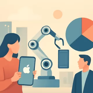 Apple lidera el mercado global de celulares en 2025, superando a Samsung