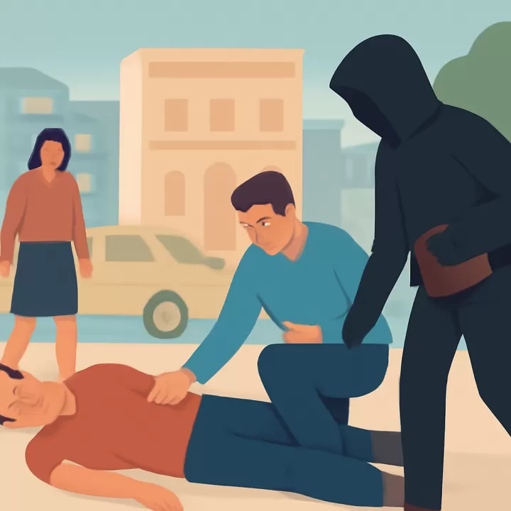 Ataque de un "viudo negro" en La Plata deja a un hombre inconsciente y desvalijado