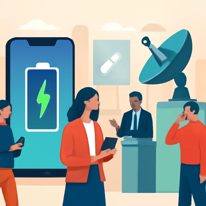 CES 2026 presenta celulares con carga rápida, conexión satelital y avances en 6G