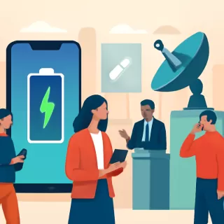 CES 2026 presenta celulares con carga rápida, conexión satelital y avances en 6G