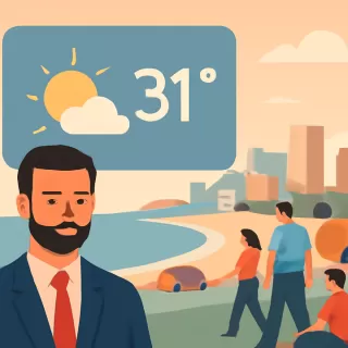 Pronóstico del tiempo para Comodoro Rivadavia y Rada Tilly el lunes 19 de enero de 2026