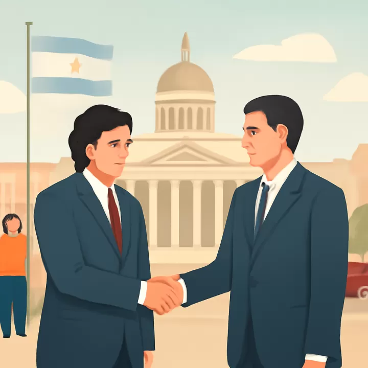 Milei y Santi Peña buscan que Trump exima a sus países del pago de USD 1000 millones para Gaza