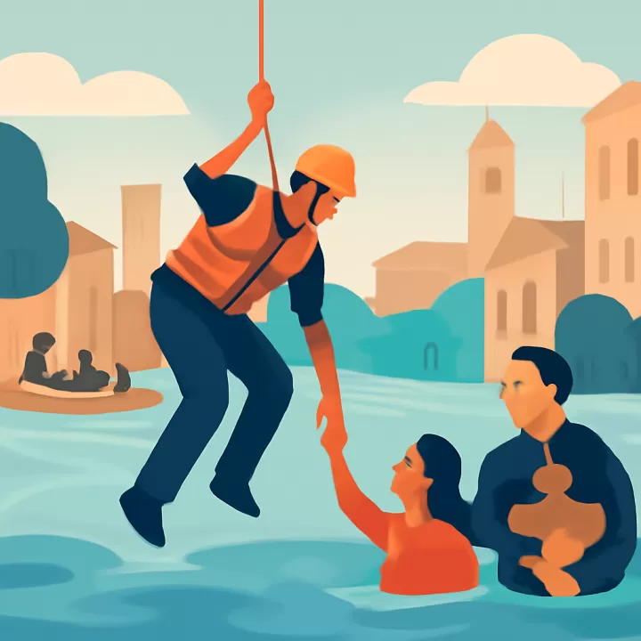 Rescatan a más de 30 personas atrapadas por crecidas en Salta