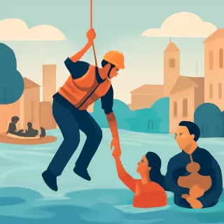 Rescatan a más de 30 personas atrapadas por crecidas en Salta