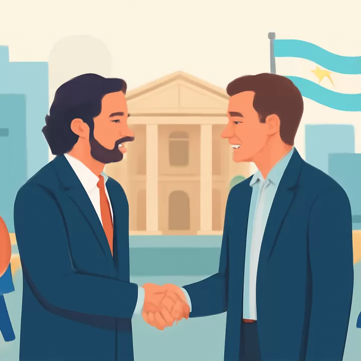 Sáenz y Santilli se reunieron en Salta para avanzar en la reforma laboral