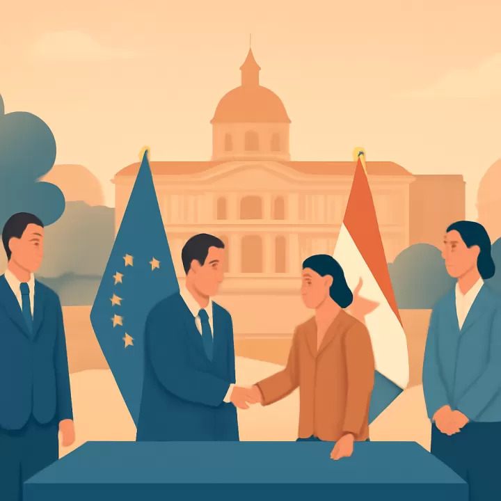 Acuerdo de libre comercio UE-Mercosur firmado en Asunción sin la participación de Lula