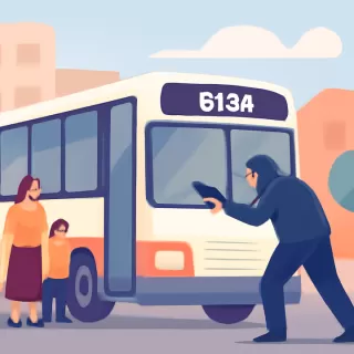 Sujeto roba camión de transporte público en Tlajomulco de Zúñiga, Jalisco