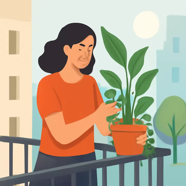 Combinar tres plantas en una maceta para aprovechar espacios reducidos