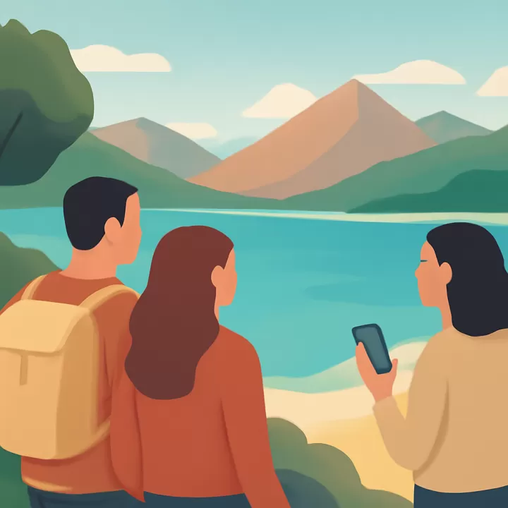 El Lago Epuyén en Chubut, el más limpio de Sudamérica, destaca en la Patagonia argentina