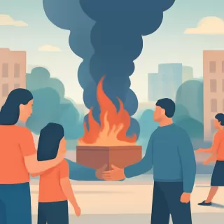 Incendio en depósito de baños químicos en La Plata obliga a evacuar vecinos