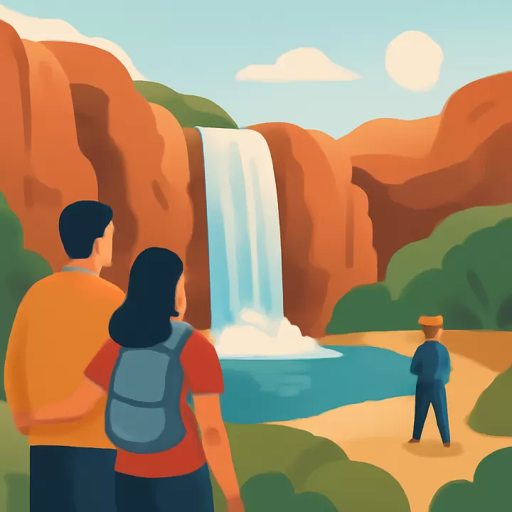 La cascada Cola de Novia en La Rioja, un salto de agua poco conocido y de gran belleza