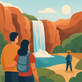 La cascada Cola de Novia en La Rioja, un salto de agua poco conocido y de gran belleza