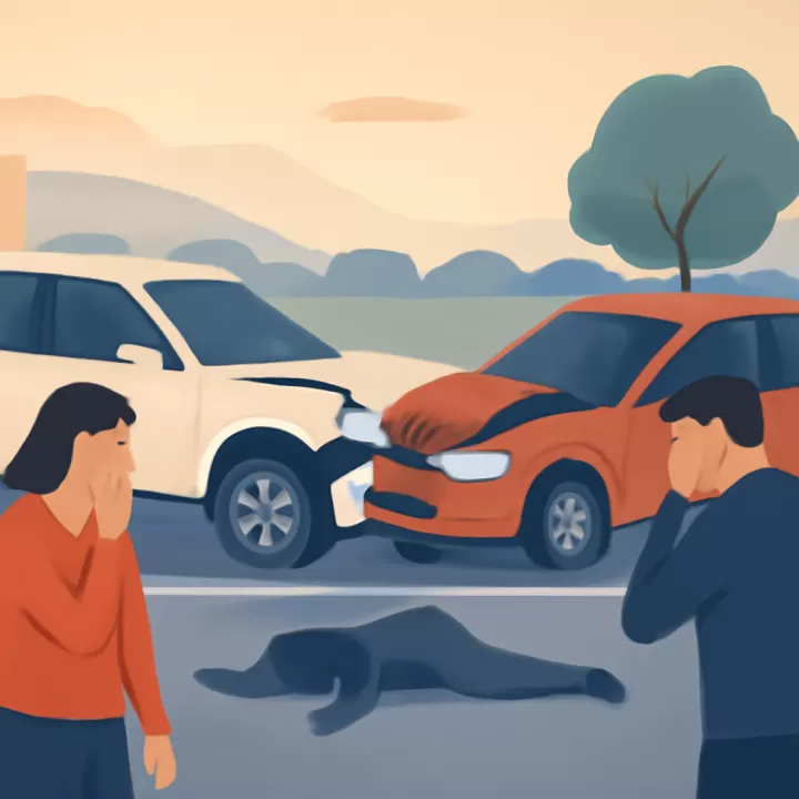 Dos personas fallecieron en un choque entre una camioneta y un auto en la ruta provincial 4 en Córdoba