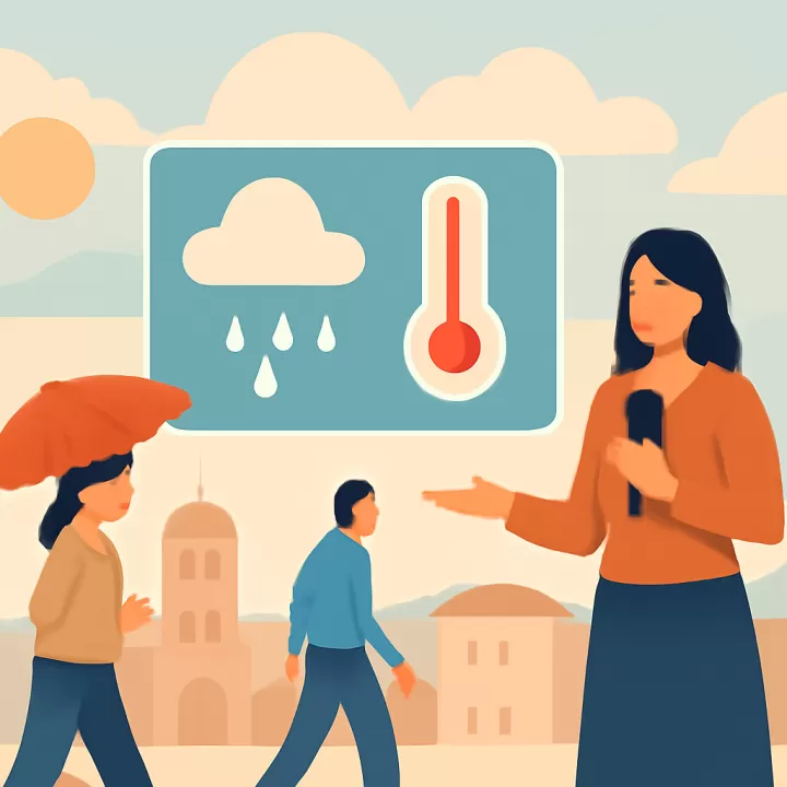 Pronóstico del clima en Salta: se esperan lluvias aisladas y temperaturas moderadas esta semana