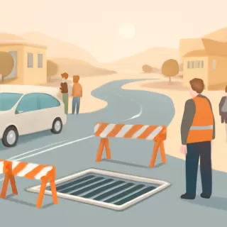 Habilitan el tránsito en el ingreso a San Luis tras la instalación de una nueva alcantarilla