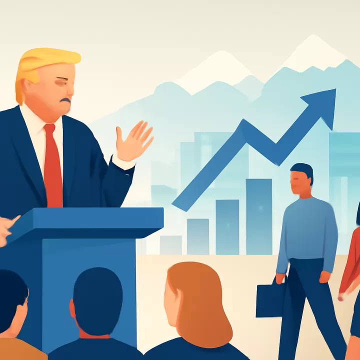 Donald Trump participa en el Foro Económico Mundial de Davos 2026