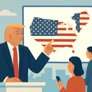 Donald Trump publica imagen de su supuesta conquista de Groenlandia