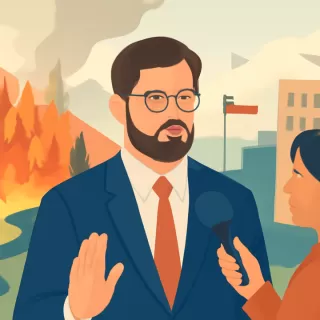 Gabriel Boric advierte sobre la continuidad y posible reactivación de incendios forestales en Chile