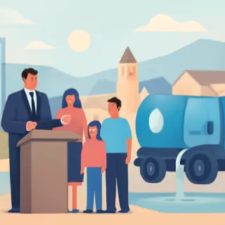 Gobernador Weretilneck anuncia obra para resolver carencias de agua en Bariloche