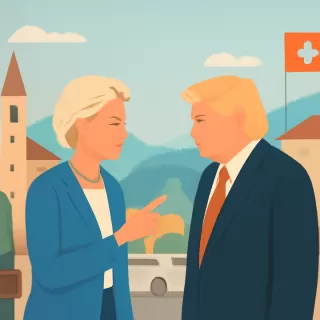 Von der Leyen advierte a Trump sobre tensiones por Groenlandia en Davos