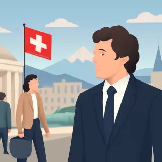 Javier Milei arribó a Davos para el Foro Económico Mundial