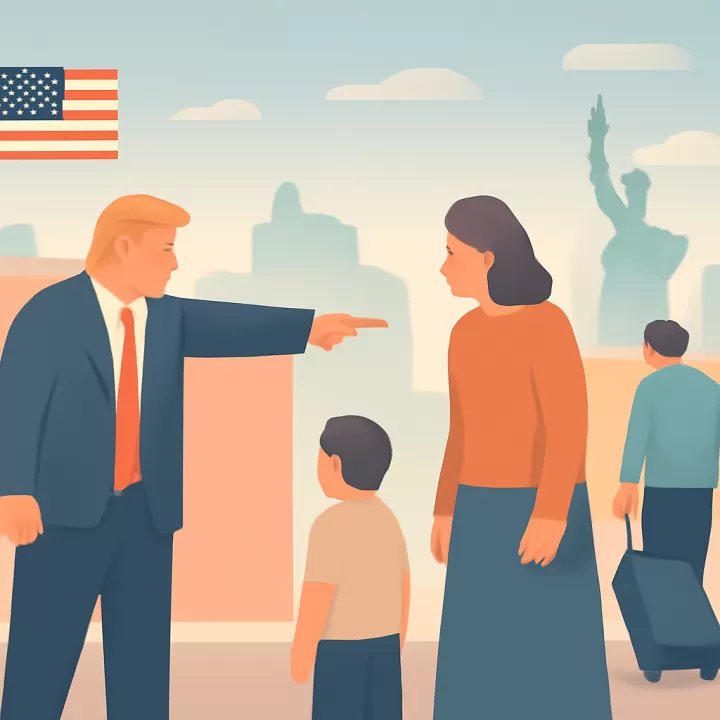 Trump impulsa una política migratoria restrictiva en Estados Unidos en 2026