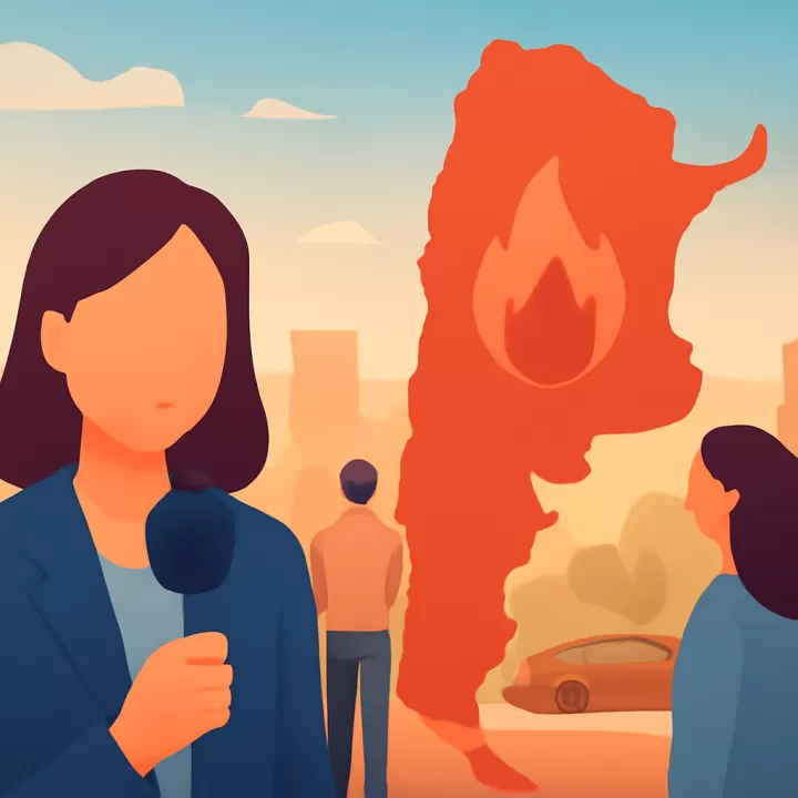 Más del 60 % de Argentina bajo peligro extremo de incendios forestales este 20 de enero