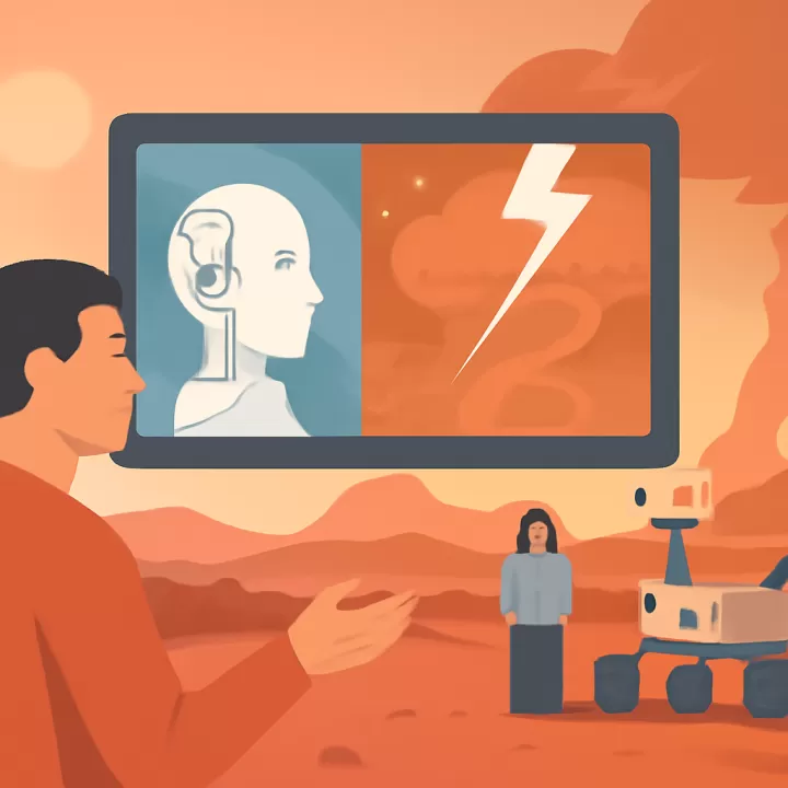 Estudio revela que tormentas de polvo en Marte generan químicos tóxicos mediante electricidad natural