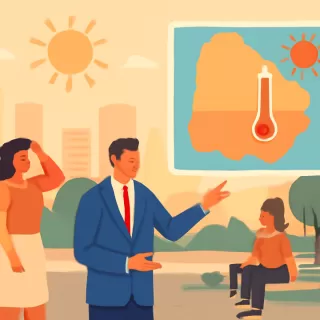 Meteorólogo anuncia ola de calor en Uruguay por 10 días con temperaturas hasta 44 °C