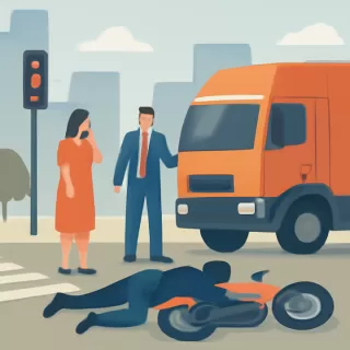 Motociclista falleció tras chocar con un camión en un cruce de Cipolletti