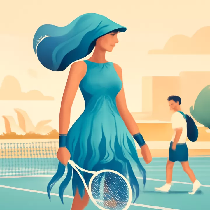 Naomi Osaka presentó un atuendo inspirado en una medusa en el Abierto de Australia 2026