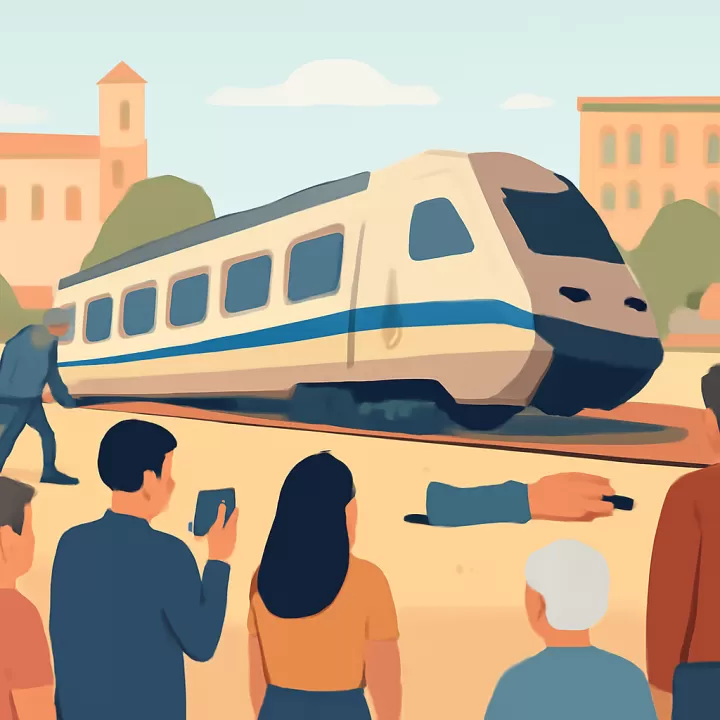 Descarrilamiento de tren en Girona deja un maquinista muerto y más de 30 heridos