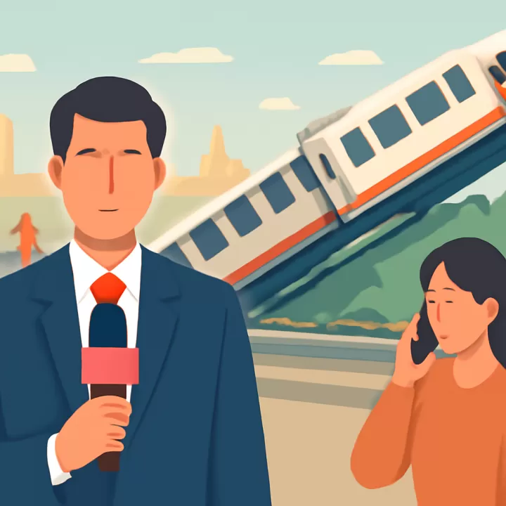 Se difundió el audio de la llamada del maquinista tras el descarrilamiento de un tren en España