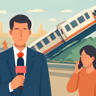 Se difundió el audio de la llamada del maquinista tras el descarrilamiento de un tren en España