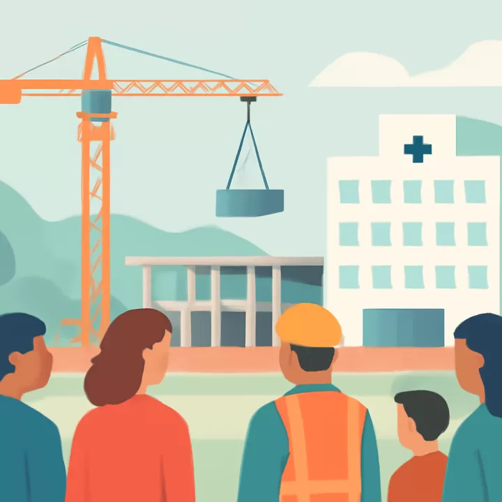 Río Negro inicia la construcción del nuevo hospital en Dina Huapi