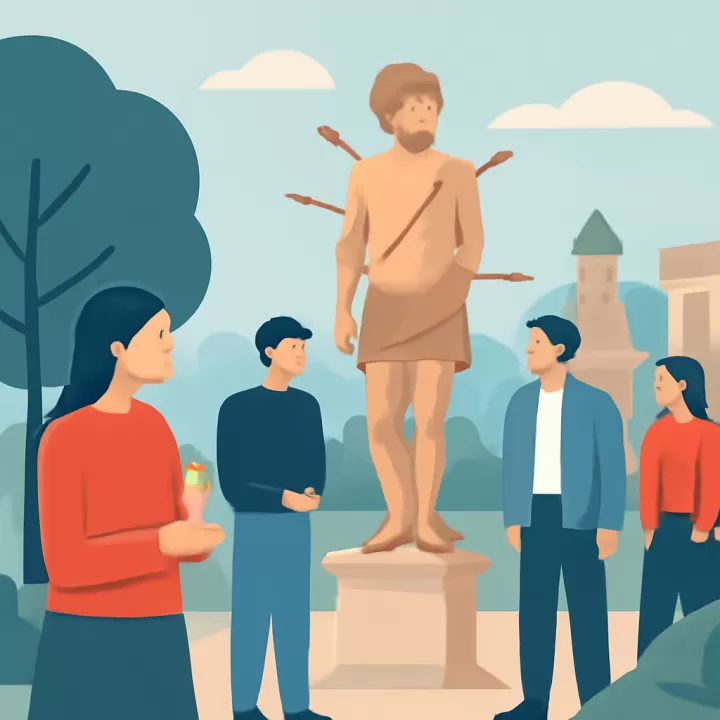 Conmemoración de San Sebastián, mártir romano y protector contra epidemias