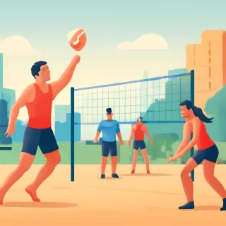 Torneo de Beach Vóley mixto en el Parque Municipal de General Villegas